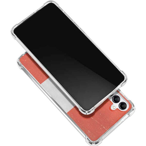Peru Flag Distressed Galaxy A15 5G Clear Case